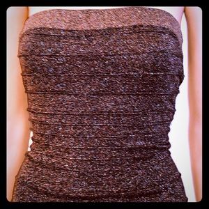 Sparkling Tube Mini Dress